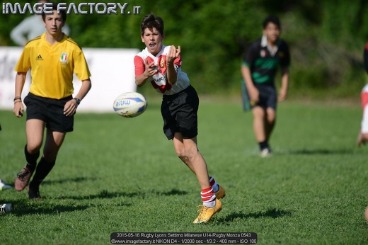 2015-05-16 Rugby Lyons Settimo Milanese U14-Rugby Monza 0543